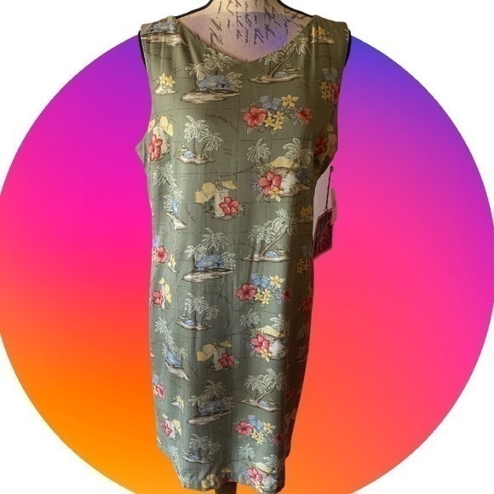 NWT  La Cabana tropical floral dress